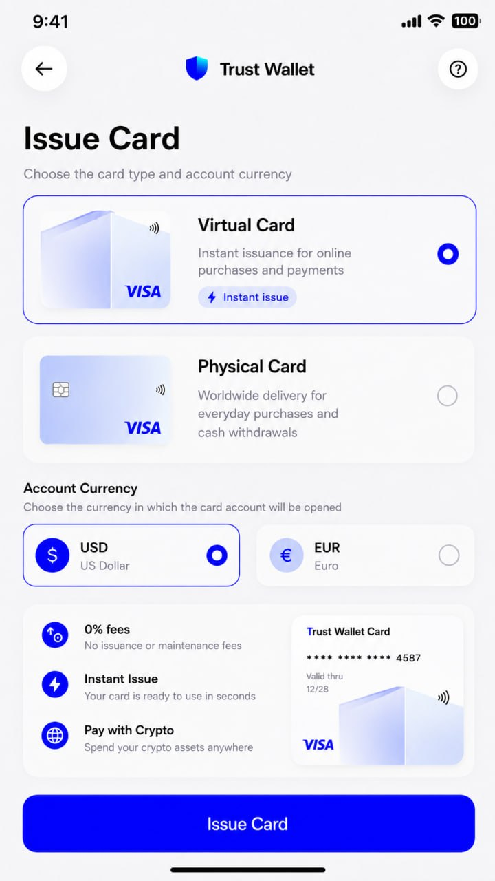 Trust Wallet Card screenshot 4